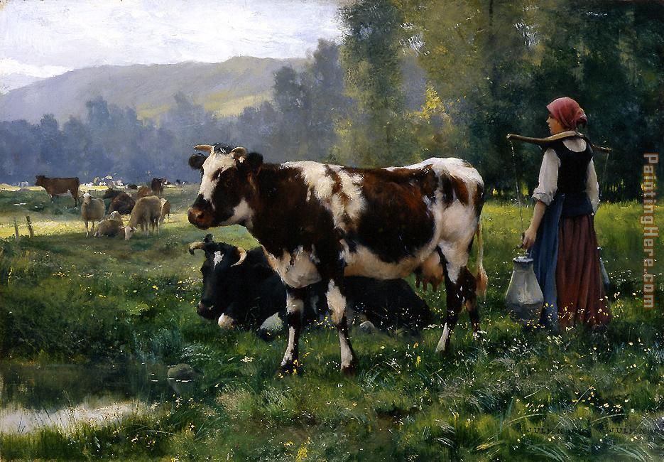 Julien Dupre Paysage avec Animaux